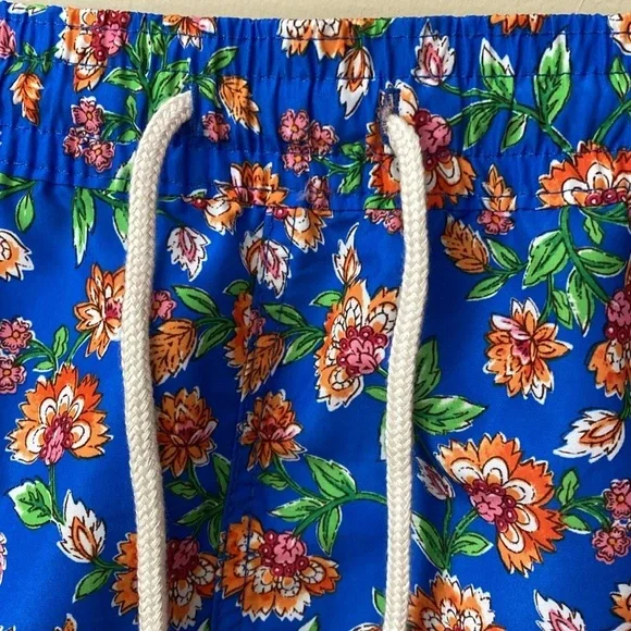New! Polo Ralph Lauren Floral Print Swim Trunks size 4XB - Picture 2 of 6